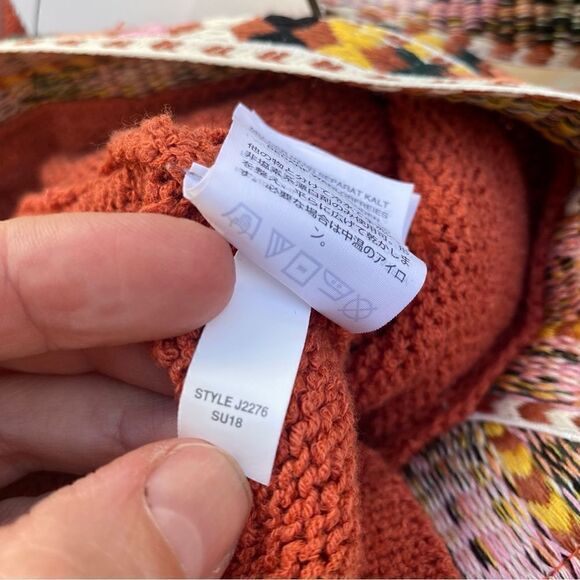 MADEWELL Rusted Rose Embroidered Swing Sleeveless Top size S NWT - Picture 2 of 11